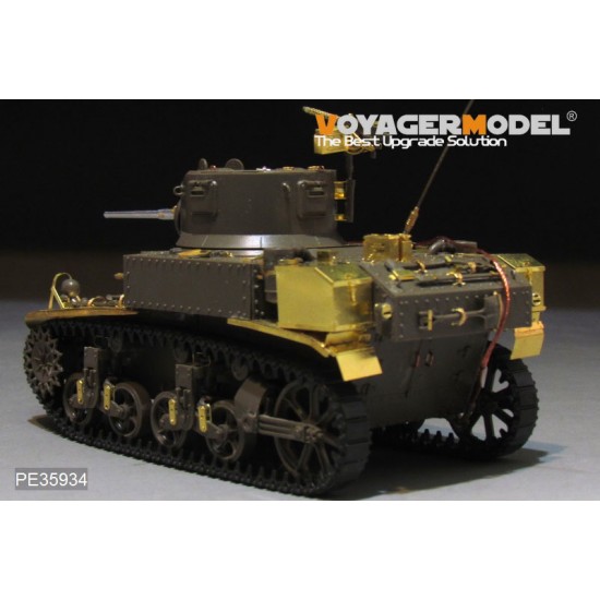 1/35 WWII US M3 Stuart Basic Detail Set (Gun barrel & antenna base include) for Tamiya kit #36360 1/35 WWII US M3 Stuart Basic Detail Set (Gun barrel & antenna base include) for Tamiya kit #36360