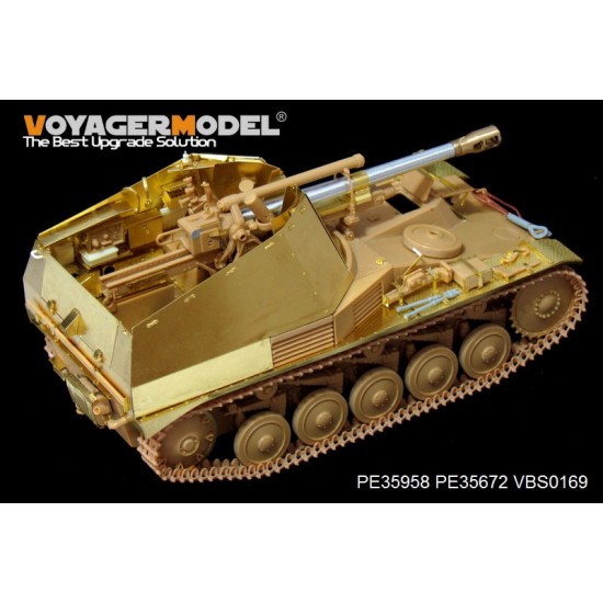 1/35 WWII German Self-propelled Howitzer Wespe Basic Detail Set for Tamiya kits 1/35 WWII German Self-propelled Howitzer Wespe Basic Detail Set for Tamiya kits
