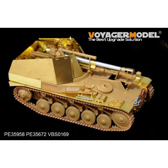 1/35 WWII German Self-propelled Howitzer Wespe Basic Detail Set for Tamiya kits 1/35 WWII German Self-propelled Howitzer Wespe Basic Detail Set for Tamiya kits