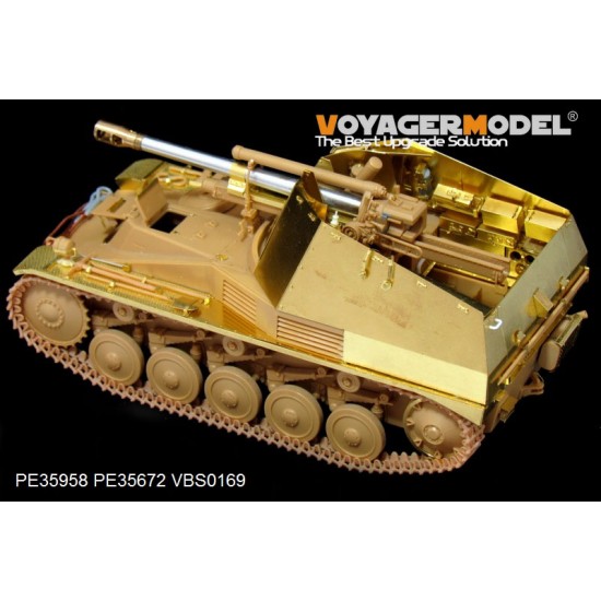 1/35 WWII German Self-propelled Howitzer Wespe Basic Detail Set for Tamiya kits 1/35 WWII German Self-propelled Howitzer Wespe Basic Detail Set for Tamiya kits
