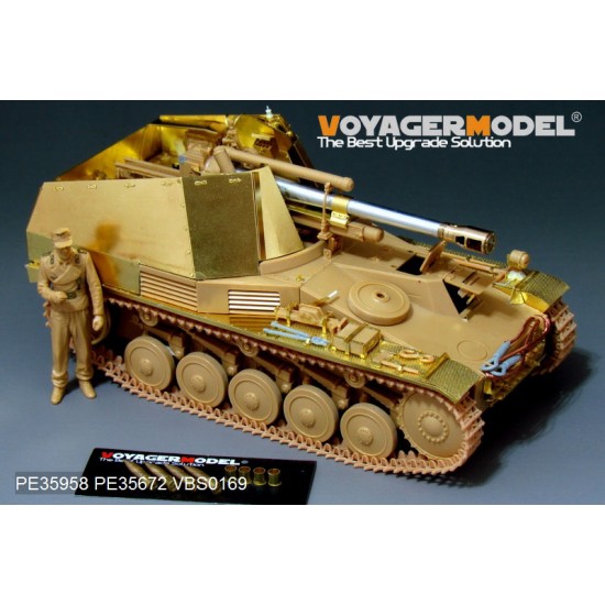 1/35 WWII German Self-propelled Howitzer Wespe Basic Detail Set for Tamiya kits 1/35 WWII German Self-propelled Howitzer Wespe Basic Detail Set for Tamiya kits