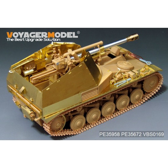 1/35 WWII German Self-propelled Howitzer Wespe Basic Detail Set for Tamiya kits 1/35 WWII German Self-propelled Howitzer Wespe Basic Detail Set for Tamiya kits