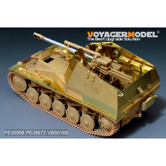 1/35 WWII German Self-propelled Howitzer Wespe Basic Detail Set for Tamiya kits 1/35 WWII German Self-propelled Howitzer Wespe Basic Detail Set for Tamiya kits