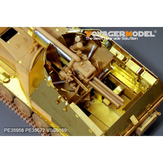 1/35 WWII German Self-propelled Howitzer Wespe Basic Detail Set for Tamiya kits 1/35 WWII German Self-propelled Howitzer Wespe Basic Detail Set for Tamiya kits