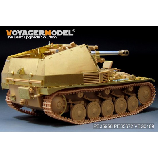 1/35 WWII German Self-propelled Howitzer Wespe Basic Detail Set for Tamiya kits 1/35 WWII German Self-propelled Howitzer Wespe Basic Detail Set for Tamiya kits