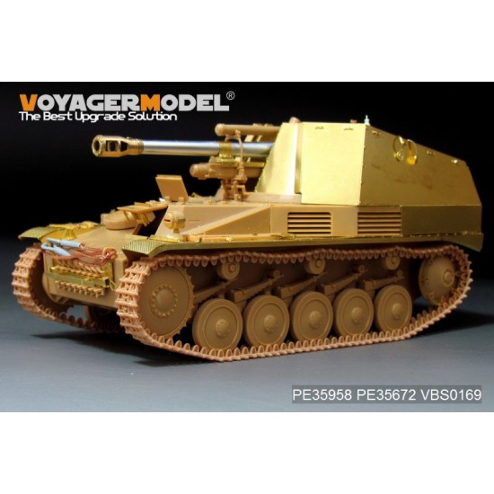 1/35 WWII German Self-propelled Howitzer Wespe Basic Detail Set for Tamiya kits 1/35 WWII German Self-propelled Howitzer Wespe Basic Detail Set for Tamiya kits
