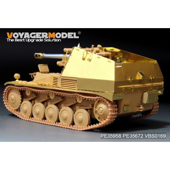 1/35 WWII German Self-propelled Howitzer Wespe Basic Detail Set for Tamiya kits 1/35 WWII German Self-propelled Howitzer Wespe Basic Detail Set for Tamiya kits