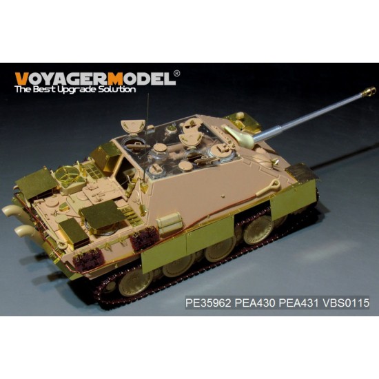 1/35 WWII Jagdpanther G2 Version Basic Upgrade Detail Set for Rye Field Model #5012 1/35 WWII Jagdpanther G2 Version Basic Upgrade Detail Set for Rye Field Model #5012