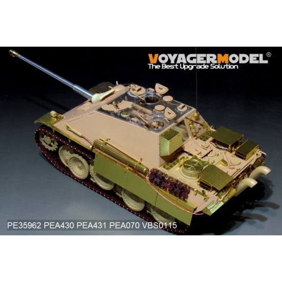 1/35 WWII Jagdpanther G2 Version Basic Upgrade Detail Set for Rye Field Model #5012 1/35 WWII Jagdpanther G2 Version Basic Upgrade Detail Set for Rye Field Model #5012
