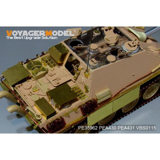 1/35 WWII Jagdpanther G2 Version Basic Upgrade Detail Set for Rye Field Model #5012 1/35 WWII Jagdpanther G2 Version Basic Upgrade Detail Set for Rye Field Model #5012