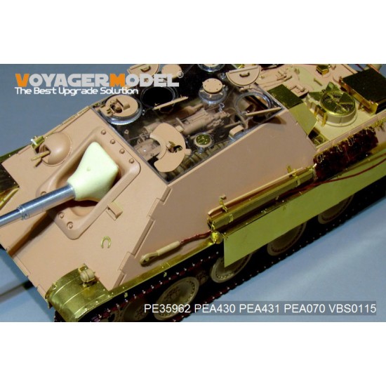 1/35 WWII Jagdpanther G2 Version Basic Upgrade Detail Set for Rye Field Model #5012 1/35 WWII Jagdpanther G2 Version Basic Upgrade Detail Set for Rye Field Model #5012