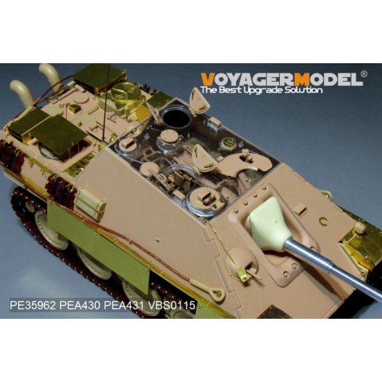 1/35 WWII Jagdpanther G2 Version Basic Upgrade Detail Set for Rye Field Model #5012 1/35 WWII Jagdpanther G2 Version Basic Upgrade Detail Set for Rye Field Model #5012