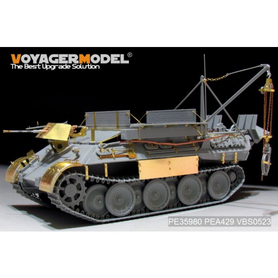 1/35 WWII German Bergepanther Ausf.A (Late, Panther G holders) Detail Set for Takom 2101 1/35 WWII German Bergepanther Ausf.A (Late, Panther G holders) Detail Set for Takom 2101
