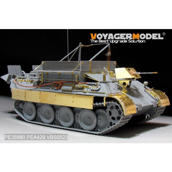 1/35 WWII German Bergepanther Ausf.A (Late, Panther G holders) Detail Set for Takom 2101 1/35 WWII German Bergepanther Ausf.A (Late, Panther G holders) Detail Set for Takom 2101