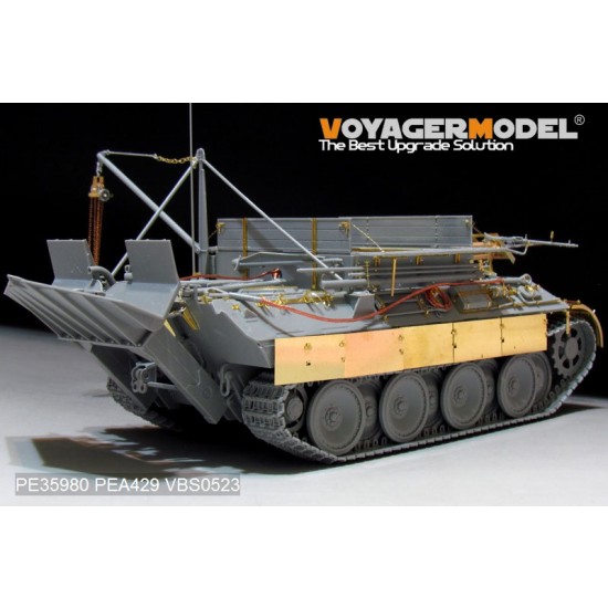 1/35 WWII German Bergepanther Ausf.A (Late, Panther G holders) Detail Set for Takom 2101 1/35 WWII German Bergepanther Ausf.A (Late, Panther G holders) Detail Set for Takom 2101