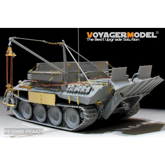 1/35 WWII German Bergepanther Ausf.A (Late, Panther G holders) Detail Set for Takom 2101 1/35 WWII German Bergepanther Ausf.A (Late, Panther G holders) Detail Set for Takom 2101