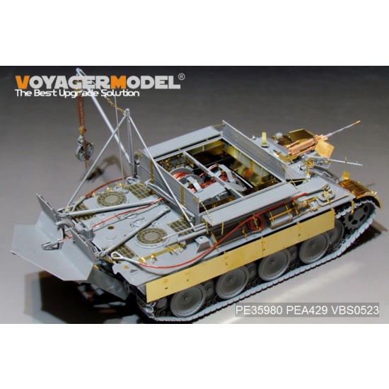 1/35 WWII German Bergepanther Ausf.A (Late, Panther G holders) Detail Set for Takom 2101 1/35 WWII German Bergepanther Ausf.A (Late, Panther G holders) Detail Set for Takom 2101