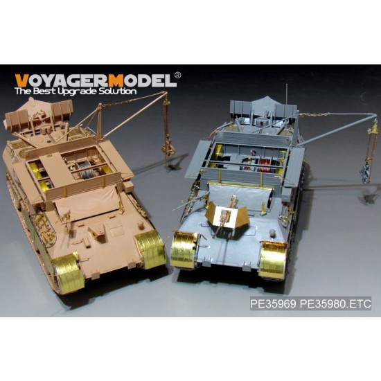 1/35 WWII German Bergepanther Ausf.A (Late, Panther G holders) Detail Set for Takom 2101 1/35 WWII German Bergepanther Ausf.A (Late, Panther G holders) Detail Set for Takom 2101