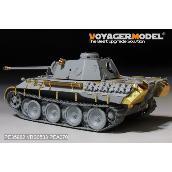 1/35 WWII German Panther D Tank Early Version Basic Detail Set for Takom Model #2103 1/35 WWII German Panther D Tank Early Version Basic Detail Set for Takom Model #2103