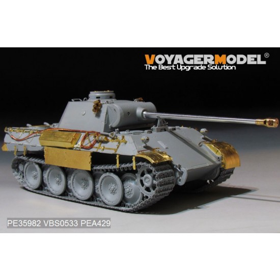 1/35 WWII German Panther D Tank Early Version Basic Detail Set for Takom Model #2103 1/35 WWII German Panther D Tank Early Version Basic Detail Set for Takom Model #2103