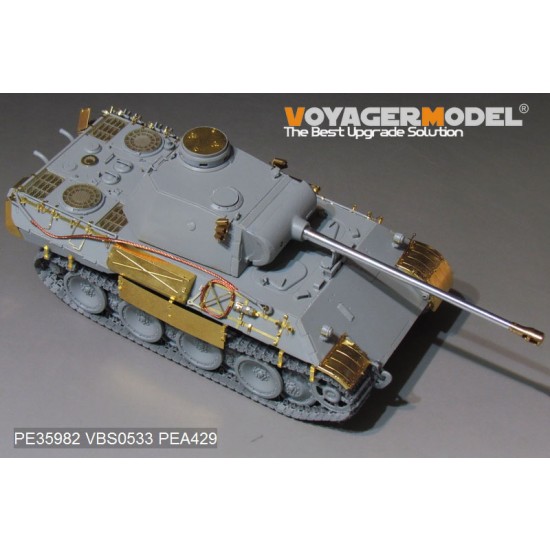 1/35 WWII German Panther D Tank Early Version Basic Detail Set for Takom Model #2103 1/35 WWII German Panther D Tank Early Version Basic Detail Set for Takom Model #2103