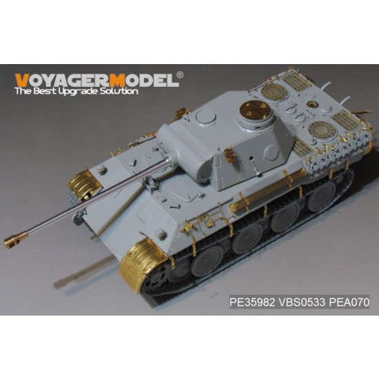 1/35 WWII German Panther D Tank Early Version Basic Detail Set for Takom Model #2103 1/35 WWII German Panther D Tank Early Version Basic Detail Set for Takom Model #2103