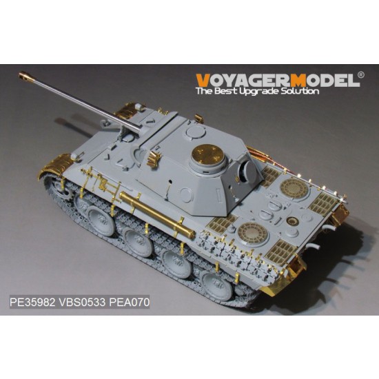 1/35 WWII German Panther D Tank Early Version Basic Detail Set for Takom Model #2103 1/35 WWII German Panther D Tank Early Version Basic Detail Set for Takom Model #2103