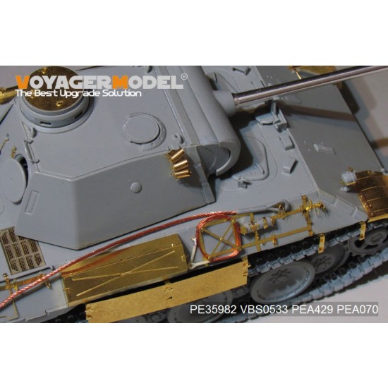 1/35 WWII German Panther D Tank Early Version Basic Detail Set for Takom Model #2103 1/35 WWII German Panther D Tank Early Version Basic Detail Set for Takom Model #2103