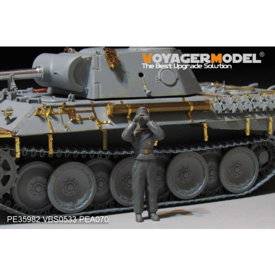 1/35 WWII German Panther D Tank Early Version Basic Detail Set for Takom Model #2103 1/35 WWII German Panther D Tank Early Version Basic Detail Set for Takom Model #2103