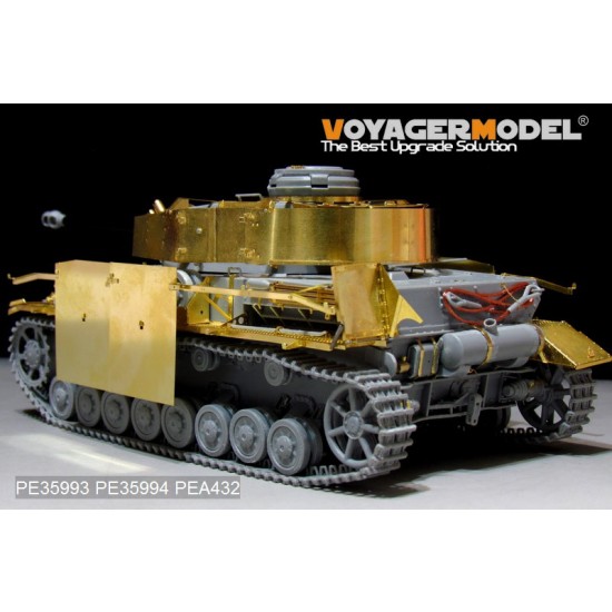 1/35 WWII German PzKpfw.IV Ausf.F-H Fenders for Border Model #35001 1/35 WWII German PzKpfw.IV Ausf.F-H Fenders for Border Model #35001