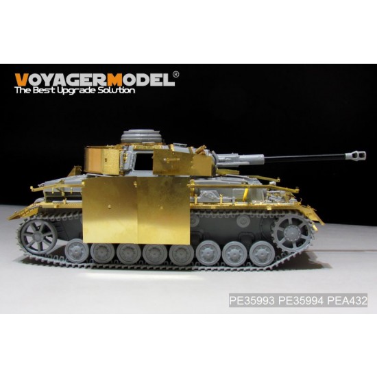 1/35 WWII German PzKpfw.IV Ausf.F-H Fenders for Border Model #35001 1/35 WWII German PzKpfw.IV Ausf.F-H Fenders for Border Model #35001
