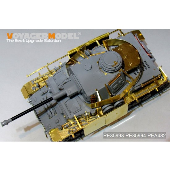 1/35 WWII German PzKpfw.IV Ausf.F-H Fenders for Border Model #35001 1/35 WWII German PzKpfw.IV Ausf.F-H Fenders for Border Model #35001