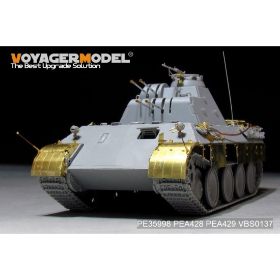 1/35 WWII German FlaKPanzer V FlaKvierling 20mm MG 151/20 Detail Set for Takom Models #2105 1/35 WWII German FlaKPanzer V FlaKvierling 20mm MG 151/20 Detail Set for Takom Models #2105