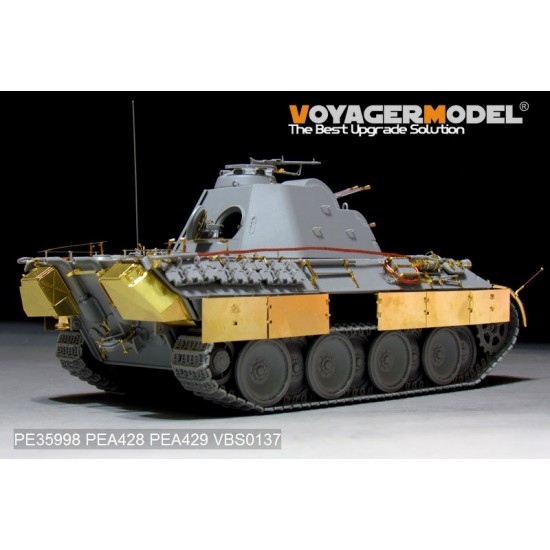 1/35 WWII German FlaKPanzer V FlaKvierling 20mm MG 151/20 Detail Set for Takom Models #2105 1/35 WWII German FlaKPanzer V FlaKvierling 20mm MG 151/20 Detail Set for Takom Models #2105