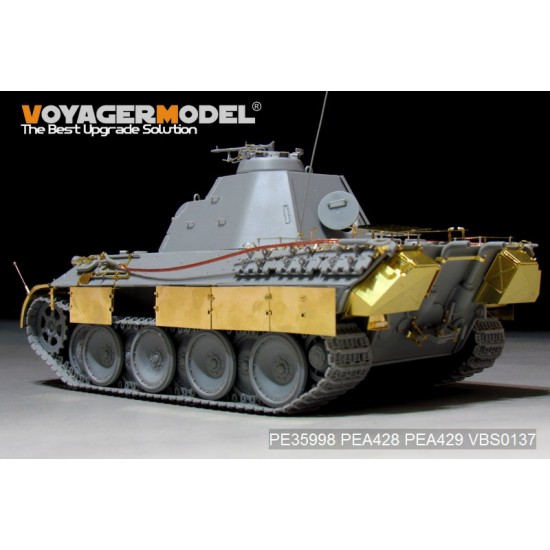 1/35 WWII German FlaKPanzer V FlaKvierling 20mm MG 151/20 Detail Set for Takom Models #2105 1/35 WWII German FlaKPanzer V FlaKvierling 20mm MG 151/20 Detail Set for Takom Models #2105