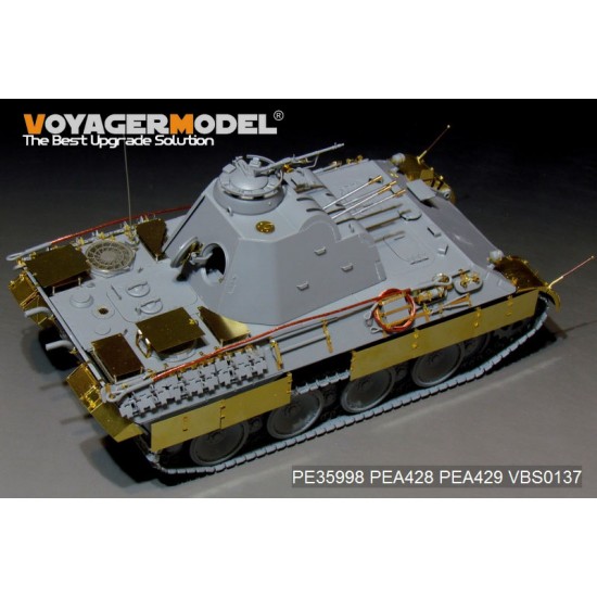 1/35 WWII German FlaKPanzer V FlaKvierling 20mm MG 151/20 Detail Set for Takom Models #2105 1/35 WWII German FlaKPanzer V FlaKvierling 20mm MG 151/20 Detail Set for Takom Models #2105