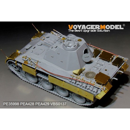 1/35 WWII German FlaKPanzer V FlaKvierling 20mm MG 151/20 Detail Set for Takom Models #2105 1/35 WWII German FlaKPanzer V FlaKvierling 20mm MG 151/20 Detail Set for Takom Models #2105