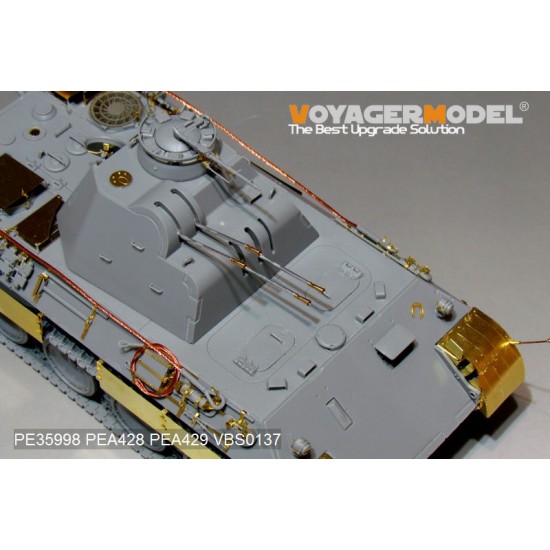 1/35 WWII German FlaKPanzer V FlaKvierling 20mm MG 151/20 Detail Set for Takom Models #2105 1/35 WWII German FlaKPanzer V FlaKvierling 20mm MG 151/20 Detail Set for Takom Models #2105