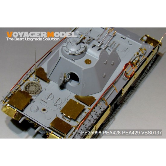 1/35 WWII German FlaKPanzer V FlaKvierling 20mm MG 151/20 Detail Set for Takom Models #2105 1/35 WWII German FlaKPanzer V FlaKvierling 20mm MG 151/20 Detail Set for Takom Models #2105