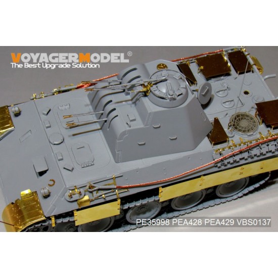 1/35 WWII German FlaKPanzer V FlaKvierling 20mm MG 151/20 Detail Set for Takom Models #2105 1/35 WWII German FlaKPanzer V FlaKvierling 20mm MG 151/20 Detail Set for Takom Models #2105