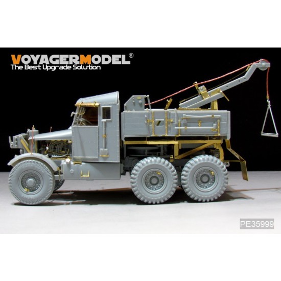 1/35 WWII British Scammell Pioneer Recovery Tractor SV/2S Detail Set for Thunder Model #35201 1/35 WWII British Scammell Pioneer Recovery Tractor SV/2S Detail Set for Thunder Model #35201
