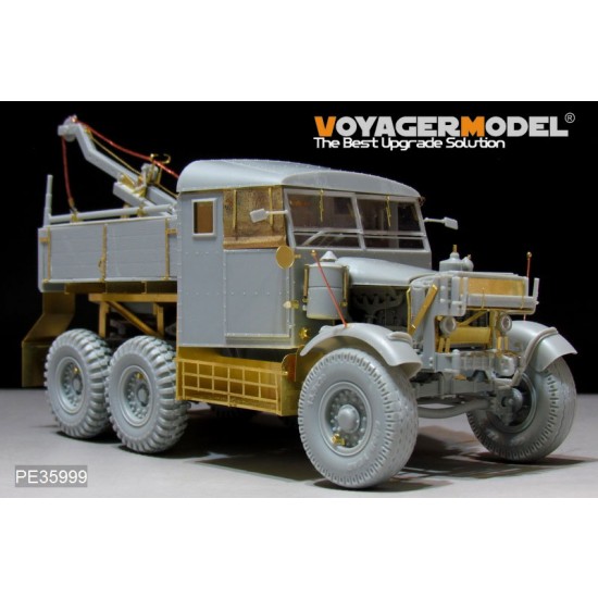 1/35 WWII British Scammell Pioneer Recovery Tractor SV/2S Detail Set for Thunder Model #35201 1/35 WWII British Scammell Pioneer Recovery Tractor SV/2S Detail Set for Thunder Model #35201