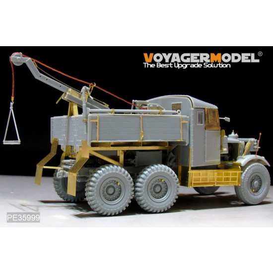1/35 WWII British Scammell Pioneer Recovery Tractor SV/2S Detail Set for Thunder Model #35201 1/35 WWII British Scammell Pioneer Recovery Tractor SV/2S Detail Set for Thunder Model #35201