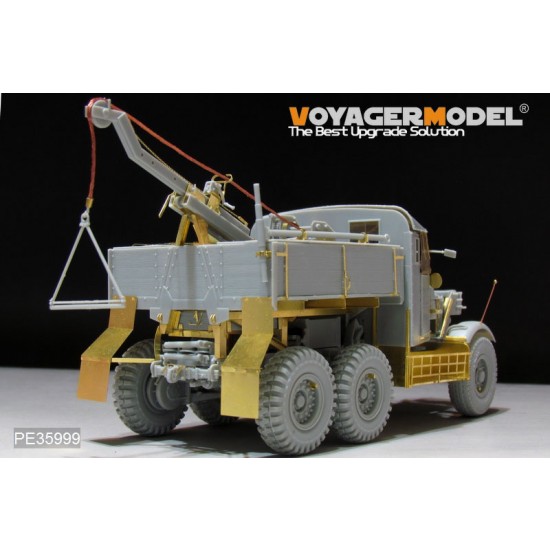 1/35 WWII British Scammell Pioneer Recovery Tractor SV/2S Detail Set for Thunder Model #35201 1/35 WWII British Scammell Pioneer Recovery Tractor SV/2S Detail Set for Thunder Model #35201