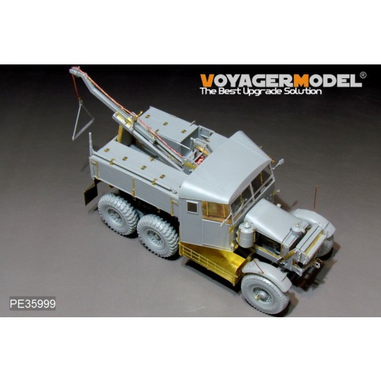 1/35 WWII British Scammell Pioneer Recovery Tractor SV/2S Detail Set for Thunder Model #35201 1/35 WWII British Scammell Pioneer Recovery Tractor SV/2S Detail Set for Thunder Model #35201