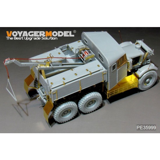 1/35 WWII British Scammell Pioneer Recovery Tractor SV/2S Detail Set for Thunder Model #35201 1/35 WWII British Scammell Pioneer Recovery Tractor SV/2S Detail Set for Thunder Model #35201