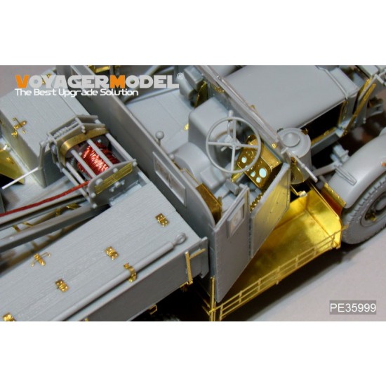 1/35 WWII British Scammell Pioneer Recovery Tractor SV/2S Detail Set for Thunder Model #35201 1/35 WWII British Scammell Pioneer Recovery Tractor SV/2S Detail Set for Thunder Model #35201