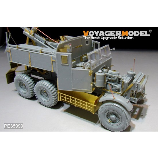 1/35 WWII British Scammell Pioneer Recovery Tractor SV/2S Detail Set for Thunder Model #35201 1/35 WWII British Scammell Pioneer Recovery Tractor SV/2S Detail Set for Thunder Model #35201