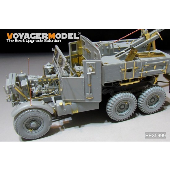 1/35 WWII British Scammell Pioneer Recovery Tractor SV/2S Detail Set for Thunder Model #35201 1/35 WWII British Scammell Pioneer Recovery Tractor SV/2S Detail Set for Thunder Model #35201
