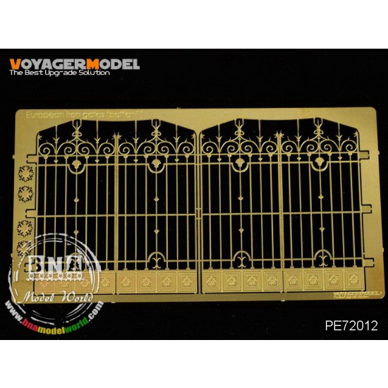 1/72 European Iron Gates (Pattern 1) for All 1/72 European Iron Gates (Pattern 1) for All